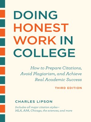 cover image of Doing Honest Work in College
